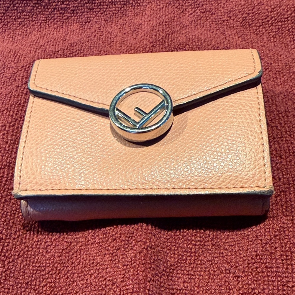 FENDI Gently Used Tri-Fold Wallet - Pink